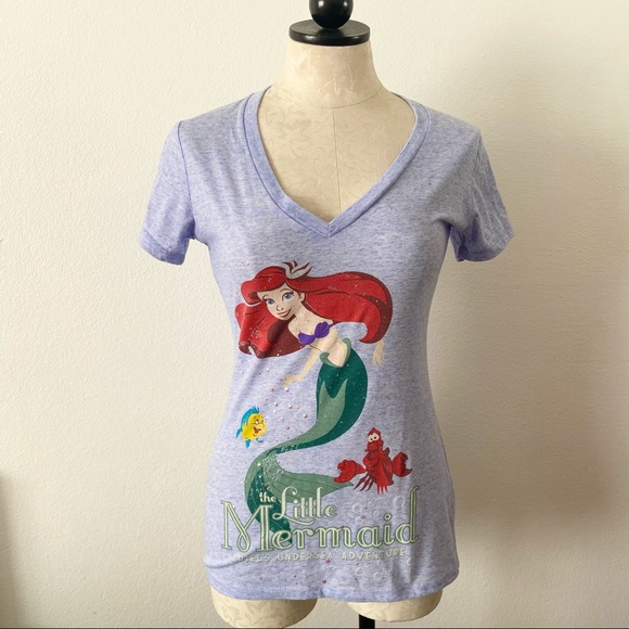 Disney Tops - Disney Little Mermaid tee shirt Disneyland resort Walt Disney world medium